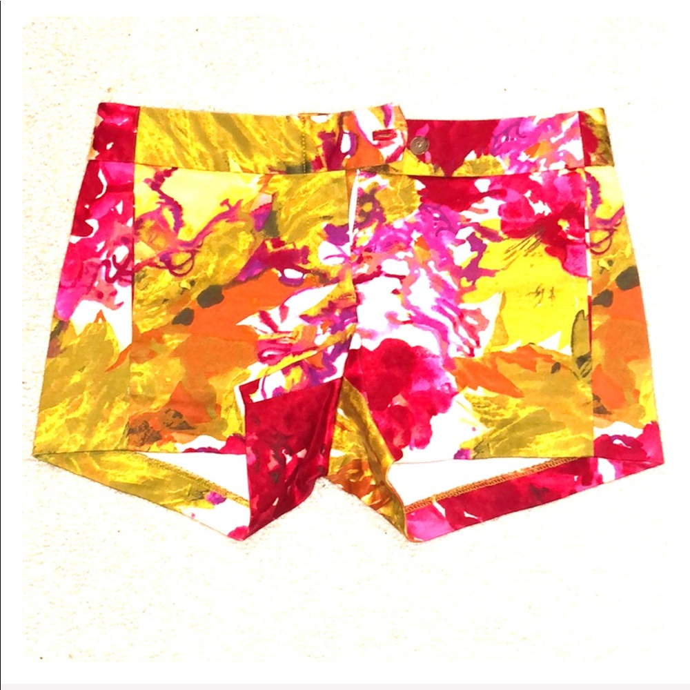 J. Crew Floral Shorts never worn Size 0 stretchy